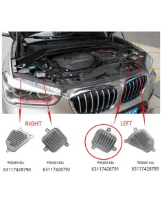 Modulo Led 900618144B 63117428791 90132031 Luce Marcia Diurna Sinistro DRL BMW X1 F48 F49 X2 F39 Ricambio