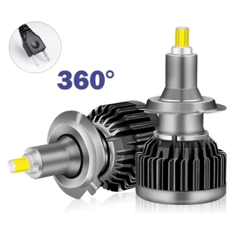 Lampade Led H7 360 REFLEX 3D Uniforme Senza Ombre Specifico Lenticolare
