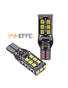 Coppia LED T10 W5W 15 LED  5W Canbus Plug & Play Posizione Interno Targa
