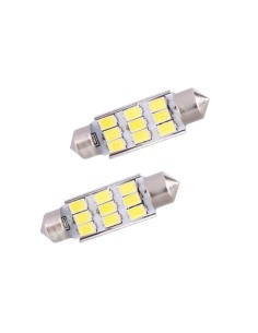 Coppia Led Festoon Siluro 39 MM 9 Led 5630 Canbus