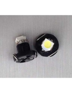 COPPIA LAMPADINA  LED T3 1 Smd Bianco Luci Cruscotti e Strumentazioni 12V DC