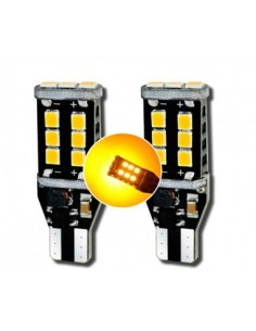 Lampade 2 LED T15 Arancioni WY16W CANBUS