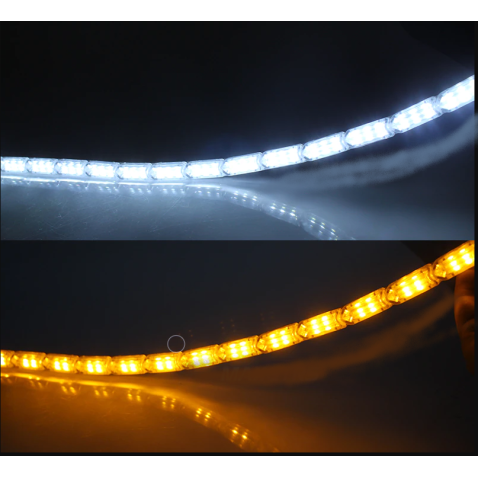 LED DRL LUCI DIURNE  BIANCO AMBRA