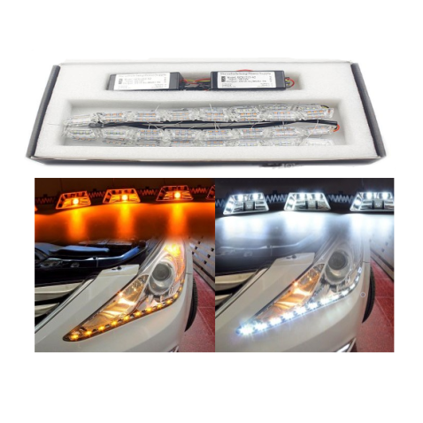 LED DRL LUCI DIURNE  BIANCO AMBRA