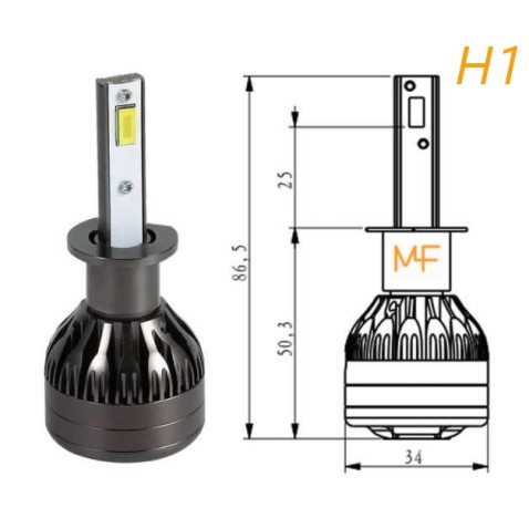 KIT FULL LED H1 13600 Lumen A6 PEGASO