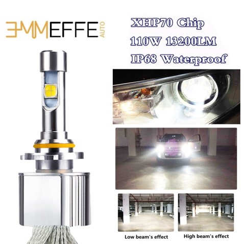 Lampade Mono LED XHP-70 Specifiche Lenticolare 5500K CanBus 55W