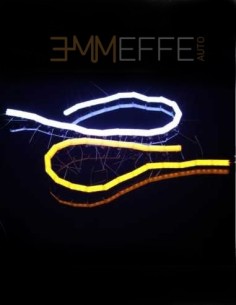 CRYSTAL DRL SNAKE SNAPE FLESSIBILE DECORATIVO BIANCO/AMBRA