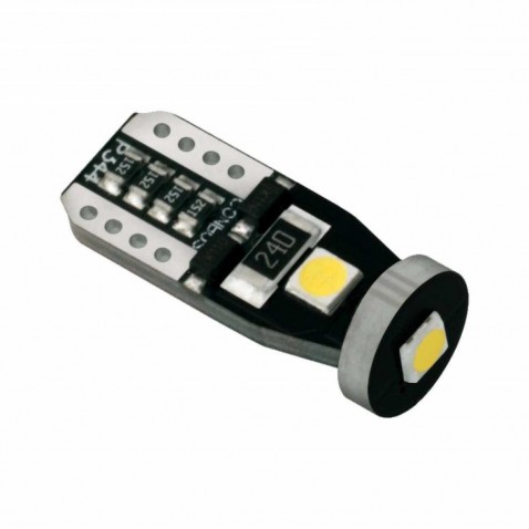 Coppia T10 LED 3 SMD 3030 CANBUS IC