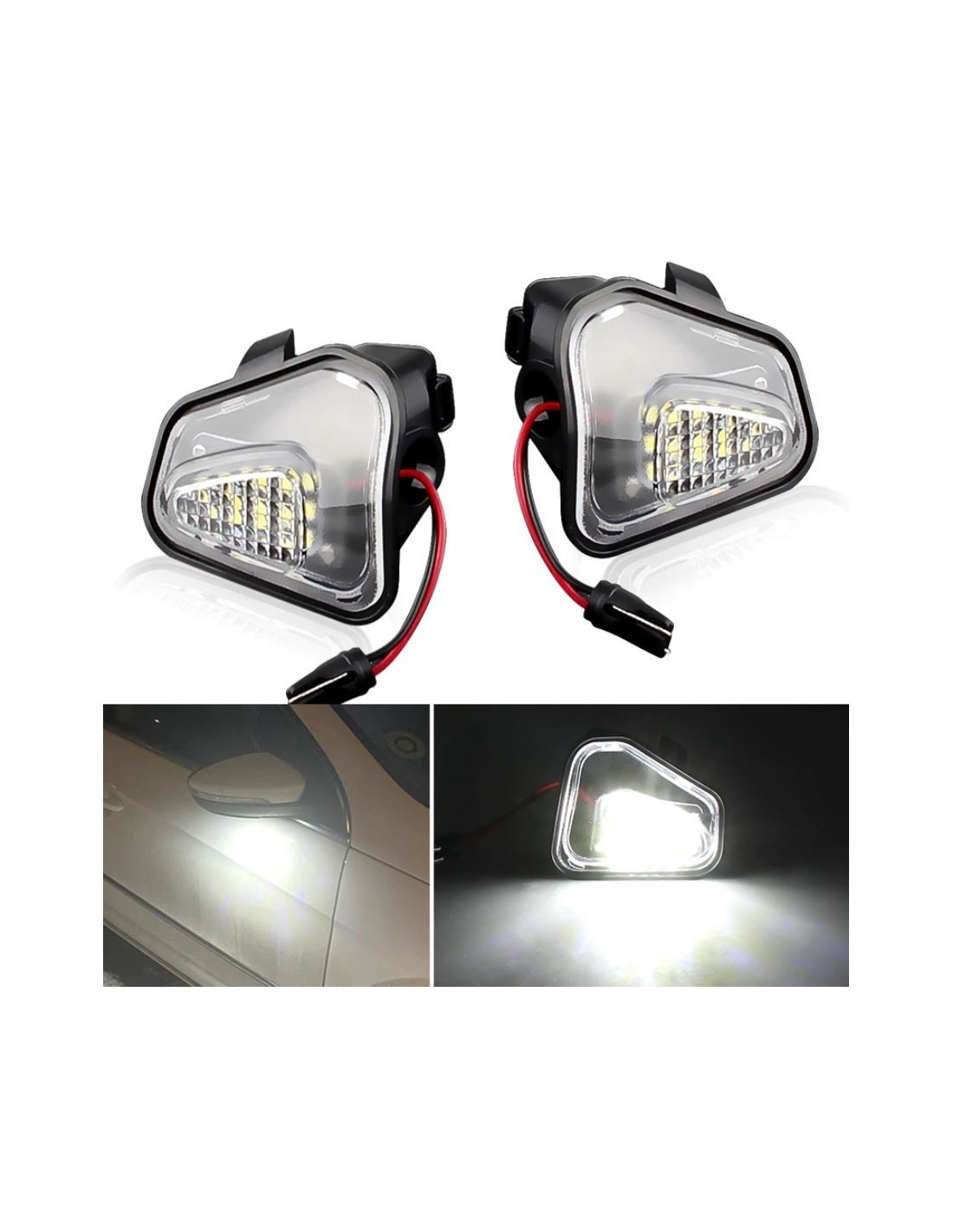 Lampade Luci Led Cortesia Mercedes X117 Sotto Specchietto Retrovisore 6000k  Bianca