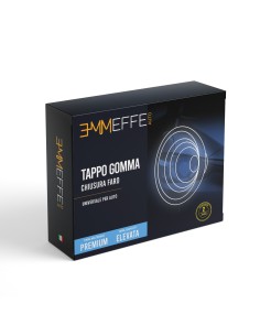 COPPIA TAPPO IN GOMMA CHIUSURA 80mm FARO PER KIT FULL LED O XENON