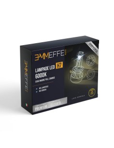 Kit Led H7 Hypercanbus Slux 100% No Lampeggi No Errori 6000k Bianco Ghiaccio 2