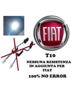 LED T10 SPECIFICA FIAT 100% NO ERROR SUPER CANBUS