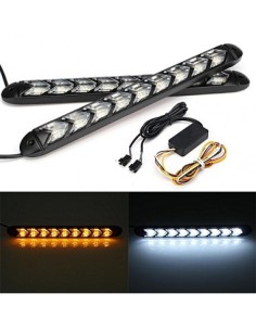 Kit Luci Diurne Led Universali Con Freccia Sequenziale
