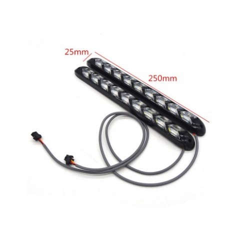 Kit Luci Diurne Led Universali Con Freccia Sequenziale