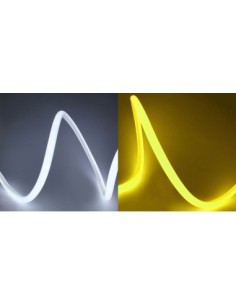 2 FLEX BIANCO AMBRA 60 cm STRIP LED DECORATIVA FARO STRISCIA DRL CUT LIGHT 12V