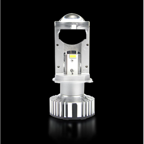 Proiettore Lenticolare AOZOOM MINI H4 H19 BI-LED ALL IN ONE Anabbagliante 40W Abbagliante 75W
