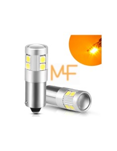 BAY9S BAX9S Ba9s LED Arancione 9 SMD 3030 Super CANBUS