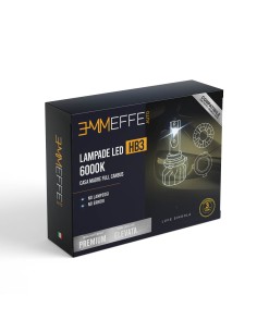 Lampade Led HB3 9005 Casa Madre Full Canbus 6000k No Lampeggi No Errori
