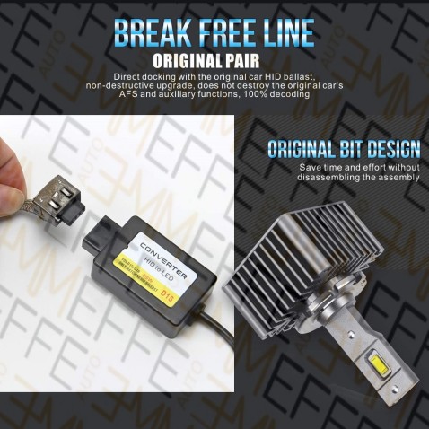 Lampade Led D1S Casa Madre Full Canbus 6000k No Lampeggi No Errori