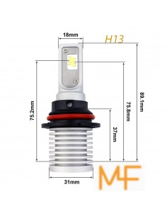 Kit LED H13 Z-Es 12000 Lumen AURORA