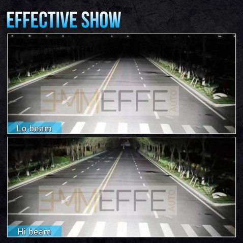 Kit Led H9 Hypercanbus Slux 100% No Lampeggi No Errori 6000K Bianco Ghiaccio