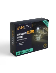 Kit Led 9007 Hypercanbus Slux 100% No Lampeggi No Errori 6000K Bianco Ghiaccio