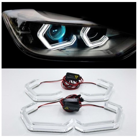 Crystal LED Angel Eyes BMW F30 F31 E60 E90 E61 F82 E46 F10 M4 M2 F22 F83