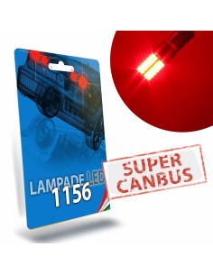 Led 1156 BA15S P21W Super Canbus Rosso Stop Posizione STAR Series