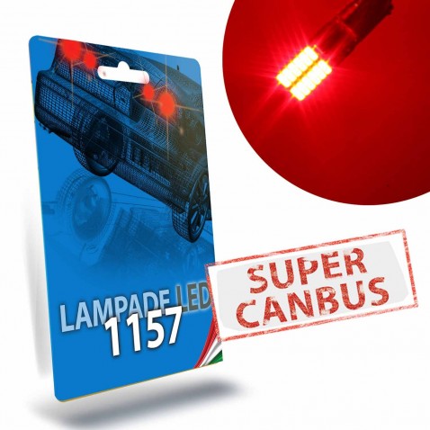 Led 1157 P21/5W BAY15D Super Canbus Rosso Stop Posizione STAR Series