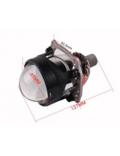 Proiettore Lenticolare 2,5 Pollici LED Bi-Led 40w Faro Lente Ultra Compatto 2