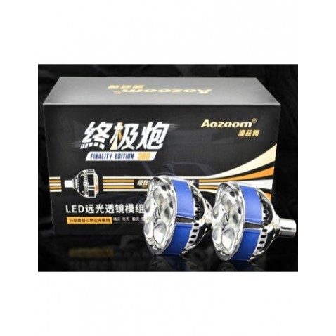 Aozoom Proiettore LED ALPS-04 Lenticolare Abbagliante 3 Colorazioni 3000K / 4500K / 6000k (Set 2 Pezzi)