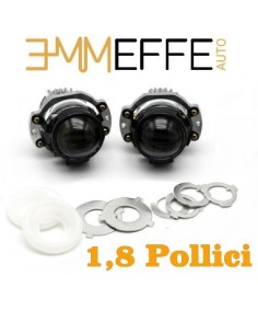 Proiettore Lenticolare 1,8 Pollici LED Bi-Led 40w Faro Lente Ultra Compatto Moto Auto 2