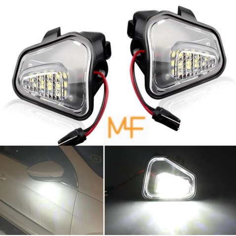 Luci Led Cortesia Volkswagen Passat B7 Sotto Specchietto Retrovisore 6000k Bianca