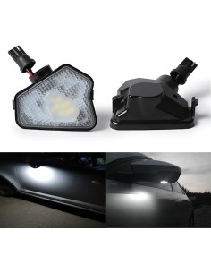 Lampade Luci Led Cortesia Mercedes W212 S212 C207 A207 Sotto Specchietto Retrovisore 6000k Bianca