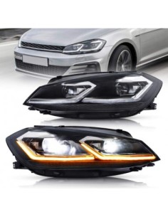 Fari FULL Led Volkswagen Golf 7.5 Luci di Posizione Drl e Anabbaglianti Abbaglianti