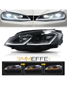 Fari FULL Led Volkswagen Golf 7.5 Luci di Posizione Drl e Anabbaglianti Abbaglianti 2