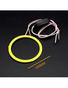 2 Angel Eyes LED COB 100 MM