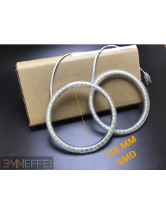 110MM CON SMD 3528 COPPIA ANGEL EYES ANELLO LED DIAMETRO IN TUBO