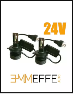 Lampade Kit LED H4 24V Camion 55W 6000K Aozoom
