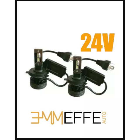 Lampade Kit LED H4 24V Camion Mezzi Pesanti 55W 6000K Aozoom