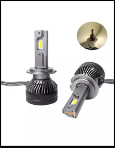 Lampade Led H7 Vintage 4300k Luce Bianca Calda Canbus SOLAR