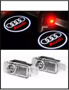 Proiettore Logo LED AUDI Q3 Sportback F3N per Portiera no Fori no Connessioni Plug & Play 2