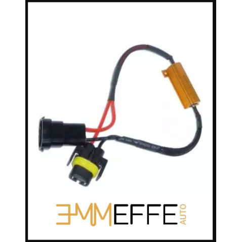 Resistenza 50W per Lampada LED H11 HB3 HB4 H8 H9 H10 ideale per Cree LED