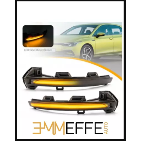 Volkswagen Golf 8 MK8 Freccia Led Sequenziale Specchietto Dinamico Mirror Light