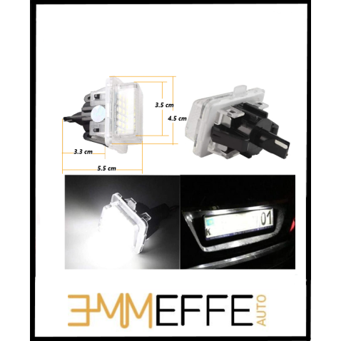 Plafoniera Luce Targa Led Mercedes W204 W221 C207 W212 C216
