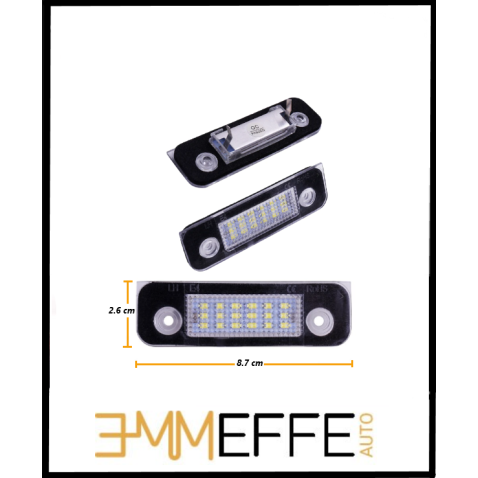 PLAFONIERA LUCE TARGA LED FORD FIESTA