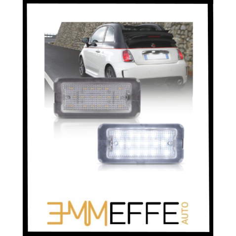 Luci led Targa per 500 ABARTH 595 695 Lampade Led con tecnologia CANBUS