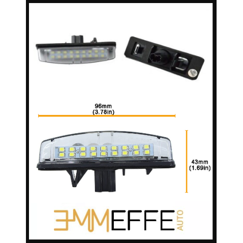 PLAFONIERA LUCE TARGA LED TOYOTA  AVENSIS MITSUBISHI