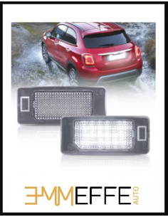 2PCS LED targa luce per Fiat 500 Abarth 500 500C 695 595 6000K luci targa  ad alta luminosità Can-bus