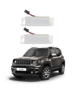 Plafoniere Led Targa JEEP RENEGADE Canbus 6000K 68247166AA Placchetta Lampade 2